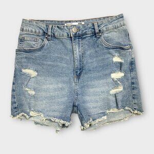 Refuge Denim High Rise Cutoff Jean Shorts